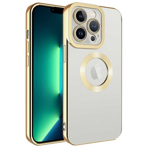 iPhone 13 Kamera Korumalı Logo Gösteren Omega Kapak